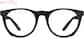 Front view of Deen Bean Glasses 2031021 in Black thumbnail
