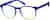 Angle view of Square Glasses 2031116 in Cobalt thumbnail