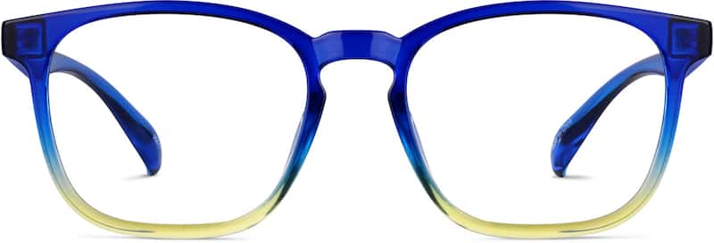 Cobalt Square Glasses