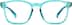 Square Glasses 2031124 in Aqua