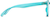 Side view of Square Glasses 2031124 in Aqua thumbnail