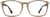 Front view of Square Glasses 2031215 in Latte thumbnail