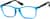 Angle view of Square Glasses 2031216 in Blue thumbnail