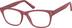 Square Glasses 2031418 in Red