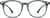 Front view of Square Glasses 2031512 in Gray thumbnail