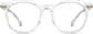 Front view of Round Glasses 2031523 in Clear thumbnail