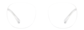 Front view of Round Glasses 2031523 in Clear thumbnail