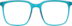 Square Glasses 2031716 in Blue