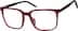 Square Glasses 2031718 in Red