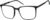 Angle view of Square Glasses 2031721 in Black thumbnail