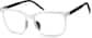 Angle view of Square Glasses 2031723 in Clear thumbnail