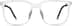 Square Glasses 2031723 in Clear