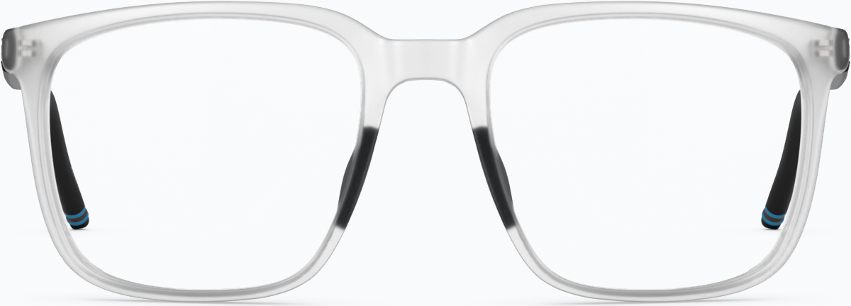 Front view of Square Glasses 2031723 in Clear thumbnail