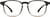 Front view of Square Glasses 2031915 in Brown thumbnail