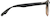 Side view of Square Glasses 2031915 in Brown thumbnail