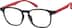 Square Glasses 2031921 in Black