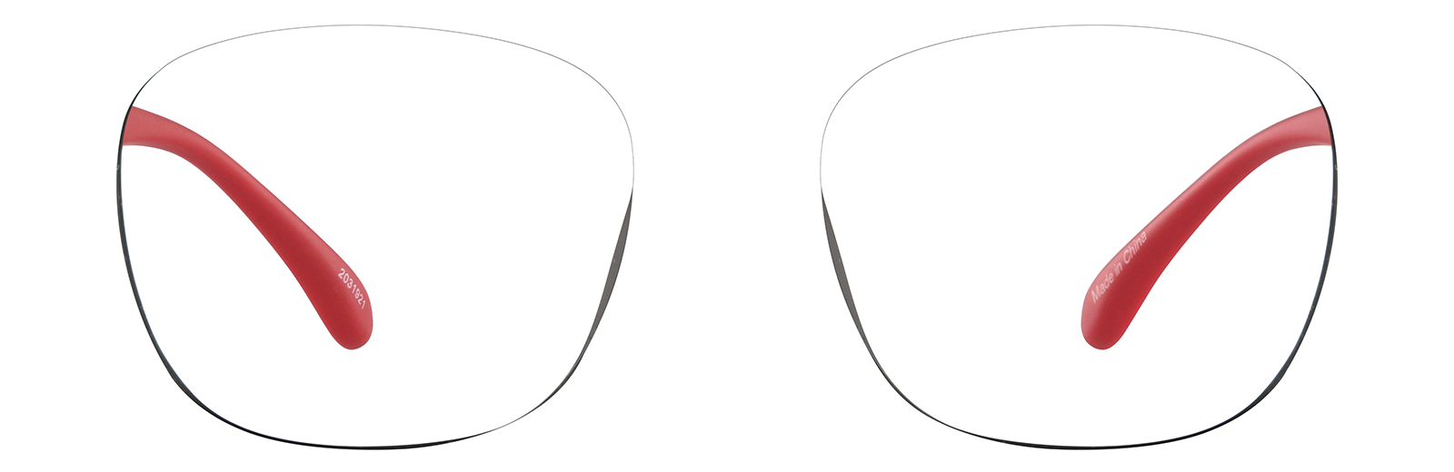 Clear Square Glasses #2031923 | Zenni Optical