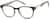 Angle view of Oval Glasses 2032315 in Brown thumbnail