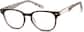 Angle view of Square Glasses 2032315 in Brown thumbnail