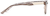 Side view of Oval Glasses 2032315 in Brown thumbnail