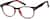 Angle view of Oval Glasses 2032321 in Black thumbnail