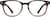 Front view of Oval Glasses 2032321 in Black thumbnail