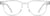 Front view of Oval Glasses 2032323 in Clear thumbnail
