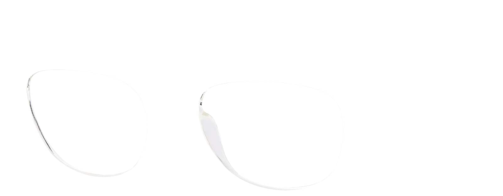 Angle view of Oval Glasses 2032323 in Clear