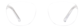 Front view of Square Glasses 2032323 in Clear thumbnail