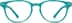 Oval Glasses 2032324 in Aqua