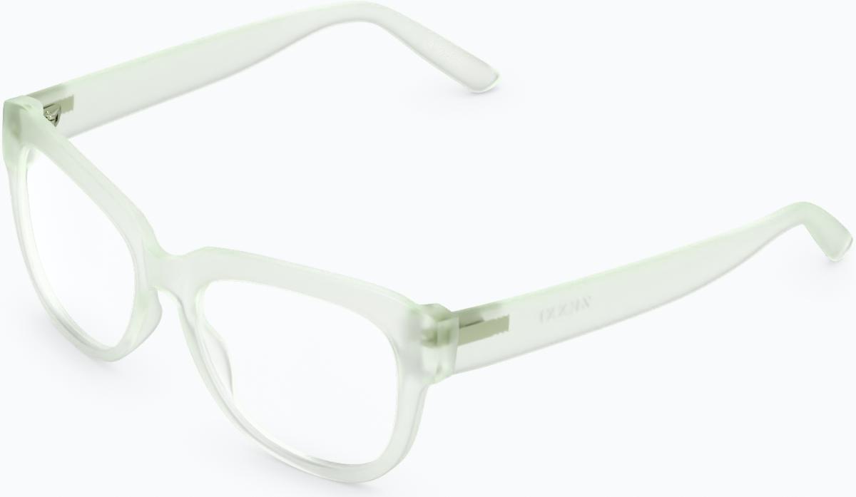 Angle view of Square Glasses 2032416 in Lagoon thumbnail