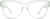 Front view of Square Glasses 2032416 in Lagoon thumbnail