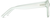 Side view of Square Glasses 2032416 in Lagoon thumbnail