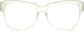 Front view of Square Glasses 2032416 in Clear thumbnail