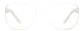Front view of Square Glasses 2032416 in Clear thumbnail