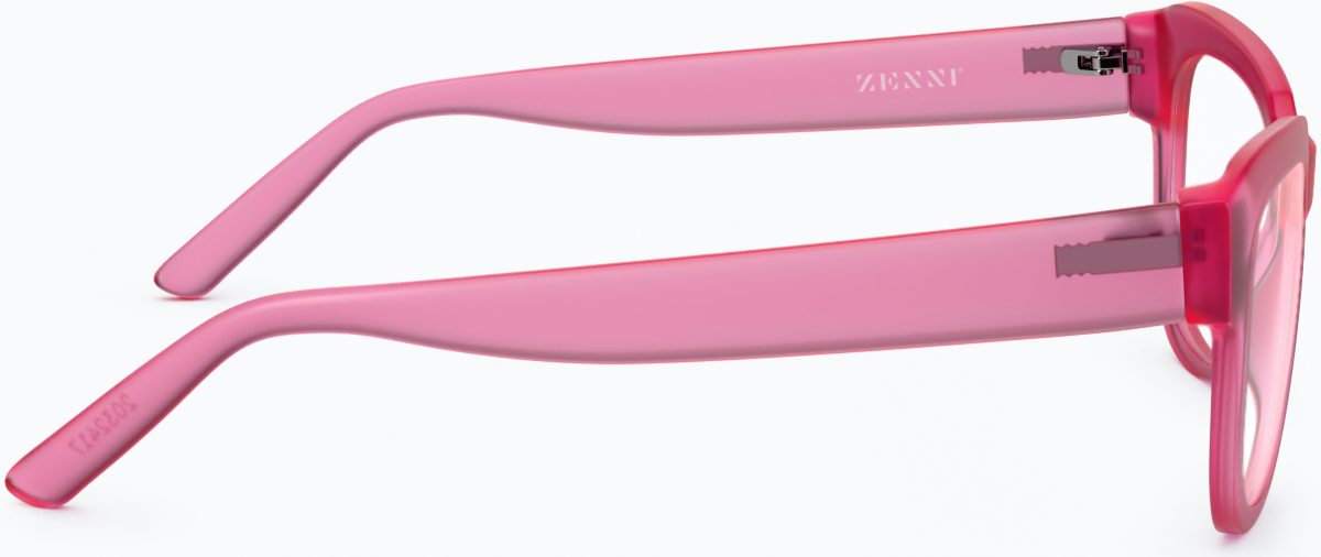 Side view of Square Glasses 2032417 in Hibiscus thumbnail