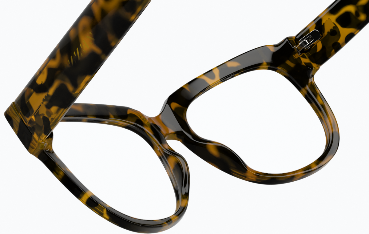 See-through view of Square Glasses 2032425 in Tortoiseshell thumbnail