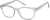 Angle view of Rectangle Glasses 2032512 in Smoke thumbnail