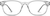 Front view of Rectangle Glasses 2032512 in Smoke thumbnail