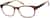 Angle view of Rectangle Glasses 2032515 in Brown thumbnail