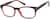 Angle view of Rectangle Glasses 2032521 in Black thumbnail