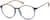 Angle view of Round Glasses 2032816 in Slate thumbnail