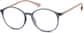 Angle view of Round Glasses 2032816 in Slate thumbnail