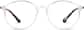 Front view of Round Glasses 2032823 in Clear thumbnail
