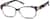 Angle view of Cat-Eye Glasses  2032916 in Black Floral thumbnail