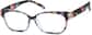 Angle view of Rectangle Glasses 2032916 in Black Floral thumbnail