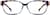 Front view of Cat-Eye Glasses  2032916 in Black Floral thumbnail
