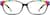 Front view of Cat-Eye Glasses  2032921 in Polka Dot thumbnail