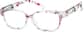 Angle view of Rectangle Glasses 2032939 in Floral thumbnail