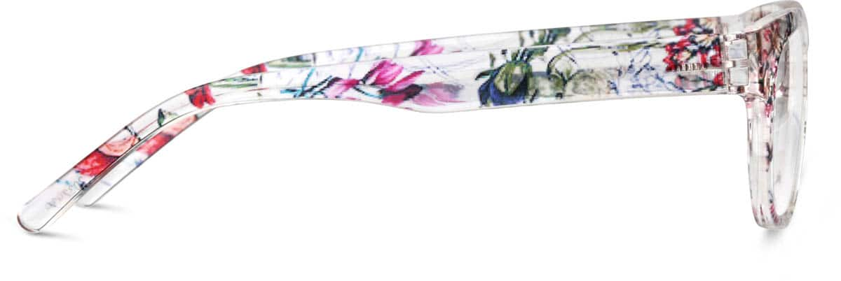 Side view of Cat-Eye Glasses  2032939 in Floral